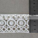 New Lace Designs 2016 Cotton Embroidery Lace With 5cm in White Lace for Lady Clothing thumbnail-5