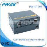 Pinwei Newest 200M H.264 HDMI Extender Over IP Extender With IR and HDMI Looping Out thumbnail-1