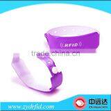 Custom RFID NFC smart PET disposable medical bracelet