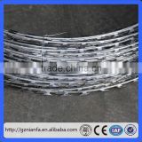 BTO-22 Military Concertina Razor Barbed Wire/hot galvanized concertina razor barbed wire(Guangzhou Factory)