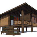 Russian Economic House Modern Design Prefabricated Wooden House thumbnail-5