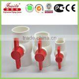 Chian Manufacture PVC Two Pieces Ball Valve With Iron Handle thumbnail-6