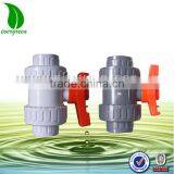 Double Union PVC Plastic Ball Valve With Socket End thumbnail-2