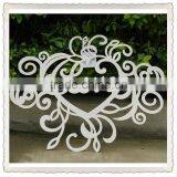 Handmade Heart Shape Antique Hanging Wrought Iron Wall Art Decor thumbnail-1