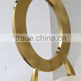 Cheap Price China Wholesale Golden Stainless Steel Dining Chair thumbnail-3