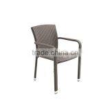 2017 Trade Assurance Outdoor Cheap Ergonomic Synthetic Rattan Aluminium Simple Design Armchairs on Sale thumbnail-1