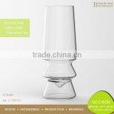 Creative Transparant Borosilicate Double Deck Milk Cup thumbnail-4