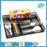Hot Sales Fashion Metal Mesh 6 Compartments Kitchen Storage / Desktop Drawer Sundry Organizer thumbnail-1