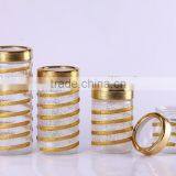4pcs Round Glass Jar With Handdrawing thumbnail-1