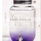 8L Square Glass Beverage Dispenser With S/s Tap thumbnail-1