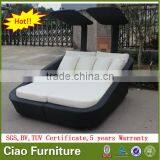 2016 New Design Hetel Poolside Day Bed Outdoor Rattan Sun Bed thumbnail-1