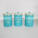 Lace Lid With Tea Coffee Sugar Set Biscuit Bread Bin Cake Canister Storage Jar Pot thumbnail-2