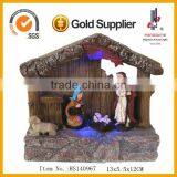 10" Christmas Nativity Set House Ornaments for 2015 thumbnail-4