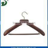 Dark Brown Wide Shoulder Wooden Coat Hanger thumbnail-3