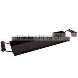 Metal Display Food Trays for Bar Black Coffee Color Coating Tray Table Serving Trays for Hotel Restaurant Home thumbnail-2