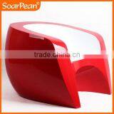 Special Design Wholesale Modern Red Fiberglass Arm Chair thumbnail-1