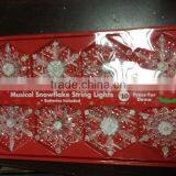 Plastic LED 7colors Changing Snowflake Music Changing Led Strip Light thumbnail-2