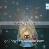 2015Dongguan Acrylic 7inch Snow House With LED Color-changing Light thumbnail-5