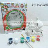Diy Paint Design Ceramic Snowman Statue thumbnail-3