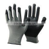 NMSAFETY 15 Gauge Nylon Shell Foam Nitrile Coated Skid Proof Working Gloves thumbnail-1