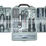 LB-358 54pcs black handle hand tools tool kit set in blow case