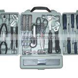 LB-358 54pcs Black Handle Hand Tools Tool Kit Set in Blow Case