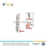 10 Pcs Screwdriver Bits Sets 1/4" Hex Shank 50mm Long 6mm Double End PH2 Phillips thumbnail-1