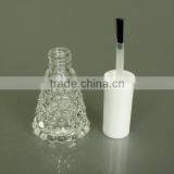 6ml Square Glass Nail Polish Container Storage With Red Plastic Brush Cap thumbnail-5