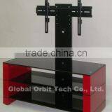 Metal Modern Led Glass Wooden tv Stand thumbnail-2