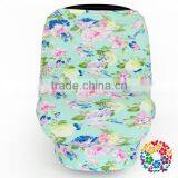 Latest Floral Print Baby Car Seat Canopy Baby Mom Nursing Cover Newborn Kids Funny Car Seat Covers thumbnail-1