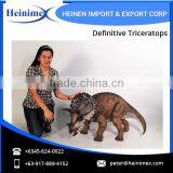 High Quality Amusement Park Equipment Animated Definitve Triceratops thumbnail-3