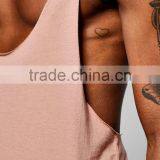 Camisole Men 100% Cotton Racer Back Workout Gym Vest Cool Cheap Wrestling Singlets thumbnail-5