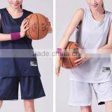 2016 Women Double-sided Sportwear Quick Dry Basketball Jersey Set thumbnail-6