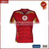 Fully Sublimation Iron Man Design Rugby Shirt , Custom Design Rugby Jersey thumbnail-1
