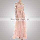 Latest Design Fashionable Preppy Style Evening Dress Long Sleeve Women For Youth thumbnail-1