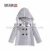 Button Closures Hooded Sweaters For Children thumbnail-1