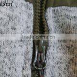 Wholesale Polyester Pongee Panel Sweater Fleece Men Vest thumbnail-3