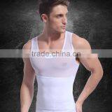 Custom 2016 Slimming Vest Sey Nylon New White/black Color Men's Tank Top Shirt Corset Body Shaper Fatty Free Shipping thumbnail-2