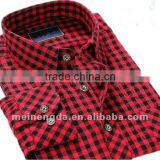 Red Plaid Stylish Men Shirt thumbnail-1