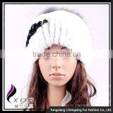 CX-C-121C Chainese Good Quality Wholesale Stock Rabbit Fur Winter Hat thumbnail-6