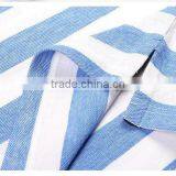 High Quality Latest White And Green Stripe Polo Shirts Pattern For Men 100% Cotton thumbnail-6