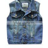 Zm50389b Spring and Autumn Children Vest Lapel Hole Kids Waistcoat thumbnail-1