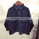 Baby Shirt 2-7 Years 2017 New Wholesale Cotton Autumn Denim Kids Shirts thumbnail-1