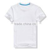 Wholesale Price Men Round Neck High Quality Blank White T-shirt thumbnail-2