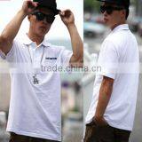 Cotton Polyester Blend Embroidered Logo Polo Shirts Collar Design thumbnail-1
