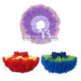 S32477W Girls Princess Fluffy Chiffon Tutu Skirts Children's Tutu Pettiskirts thumbnail-1