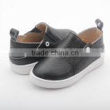 New Style Leather Flat Shoe Custom Logo Shoes Kids 2017 thumbnail-2