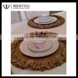 Wholesale Funny Christmas Burlap Placemats thumbnail-3