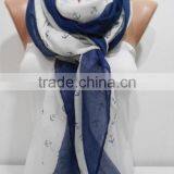 New Design Woman Fashion Anchor Shawl Beach Scarf thumbnail-5