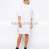 The Laden Showroom X Renee London Textured Rib Sweatshirt Dress thumbnail-4